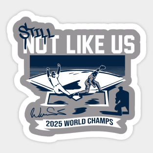 Dodgers World Champs Art Series 2025 Will Smith Sticker